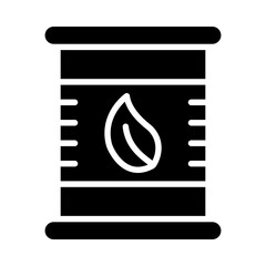 Biofuel Glyph Icon