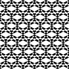 Seamless pattern. Geometrical backdrop. Polygons motif. Trapeziums, rhombuses, figures ornament. Geometric wallpaper. Abstract background. Digital paper, textile print, web design. Vector artwork