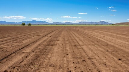 Fototapeta na wymiar crops dirt farm field
