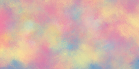 Rainbow colors watercolor paint splashes watercolor background with stains, watercolor paper textured illustration with splashes, soft colorful abstract watercolor paint background design.