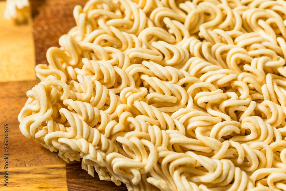 Wall mural asian dry ramen noodles