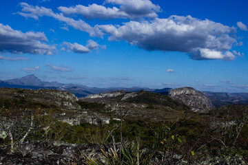 Montanhas em Minas Gerais, Brasil.