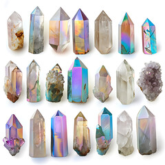 set of gemstones