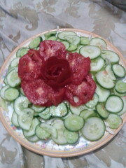 plate with salad