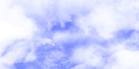 Blue sky with light clouds. Summer sky backdrop. Trendy image.