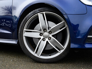 Wheel of the car