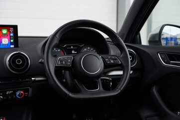 Modern sports steering wheel