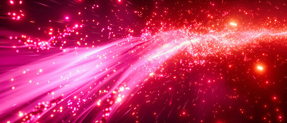 Obraz premium Abstract Explosion of Light and Color, Representing Energy and Celebration in a Bright and Futuristic Background