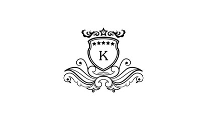 Luxury Flying Leaf Alphabetical Logo