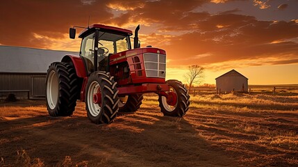 Fototapeta premium plow farm machine