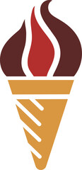 Cone Ice Cream Vector Icon