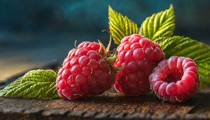 Banner, berries with empty space to text, close up and selective focus