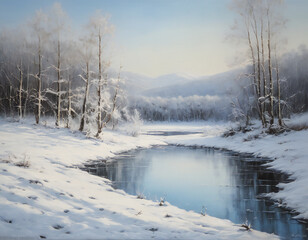 Frozen landscape