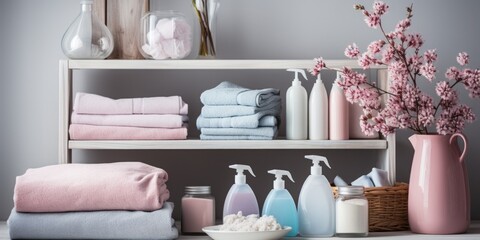 home cleaning and cleaning supplies