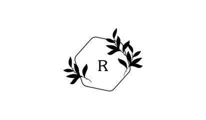 Luxury Illustration of a Plant Alphabetical Logo