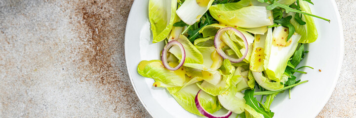 chicory salad fruits chicory vitamins greens tasty fresh healthy eating cooking appetizer meal...