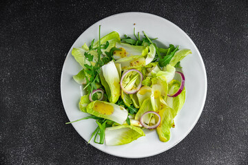 chicory salad fruits chicory vitamins greens tasty fresh healthy eating cooking appetizer meal...