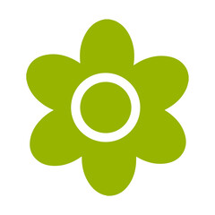 Flower clip art design on plain white transparent isolated background for card, shirt, hoodie, sweatshirt, apparel, tag, mug, icon, poster or badge