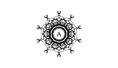 Luxury Floral Ornament Alphabetical Logo