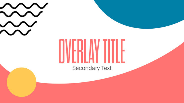 Bright Bounce Typography | Motion Typography