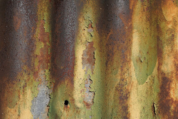 Rusty metal backdrop. textured material surface background. 