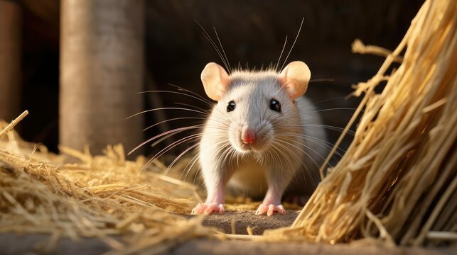 verm rat in a barn