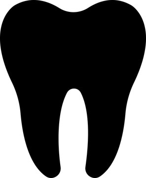recommend clip art: Molar healthy tooth icon. Human tooth silhouette, medical dental filled logo isolated on transparent background. Black flat vector sparkling clean tooth sign, symbol for website and mobile