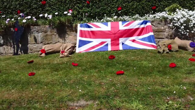 Friday 8 May 2020 marks 75 years since Nazi Germany's formal surrender at the end of the Second World War. On VE (Victory in Europe) Day in 1945, preparations streets  in Ackworth, West Yorkshire to  