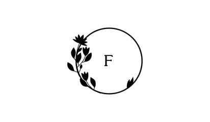 Luxury Circular Leaf Alphabetical Logo