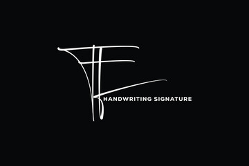 TT initials Handwriting signature logo. TT Hand drawn Calligraphy lettering Vector. TT letter real estate, beauty, photography letter logo design.