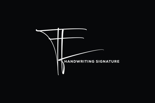 TT initials Handwriting signature logo. TT Hand drawn Calligraphy lettering Vector. TT letter real estate, beauty, photography letter logo design.
