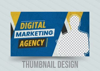 Professional editable thumbnail template design