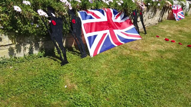 Friday 8 May 2020 marks 75 years since Nazi Germany's formal surrender at the end of the Second World War. On VE (Victory in Europe) Day in 1945, preparations streets  in Ackworth, West Yorkshire to  