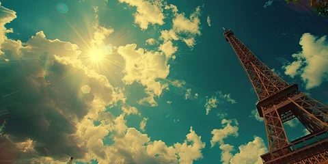 Fotobehang Eiffel Tower in Paris, France  © Brian