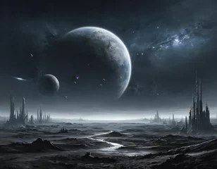 Photo sur Plexiglas Gris 2 Cold alien planet