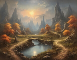 Fantasy landscape
