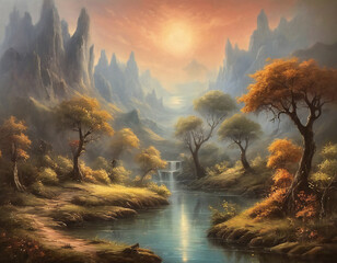 Fantasy landscape