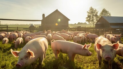 livestock pigs farm
