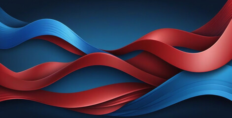 red and blue background