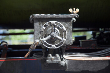 Fototapeta premium heritage steam railway detail
