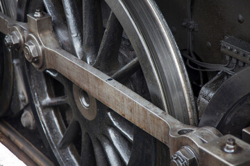 Fototapeta na wymiar heritage steam railway detail