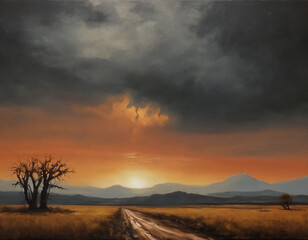 Sad landscape