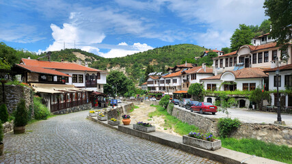 Traditional Bulgarian architecture in the town of Melnik