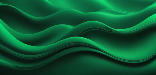 abstract green wave background