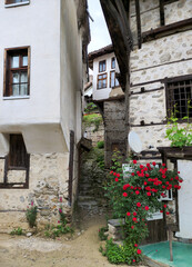 Fototapeta na wymiar Traditional Bulgarian architecture in the town of Melnik