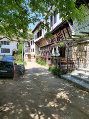 Fototapeta na wymiar Traditional Bulgarian architecture in the town of Melnik