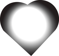 heart shaped button
