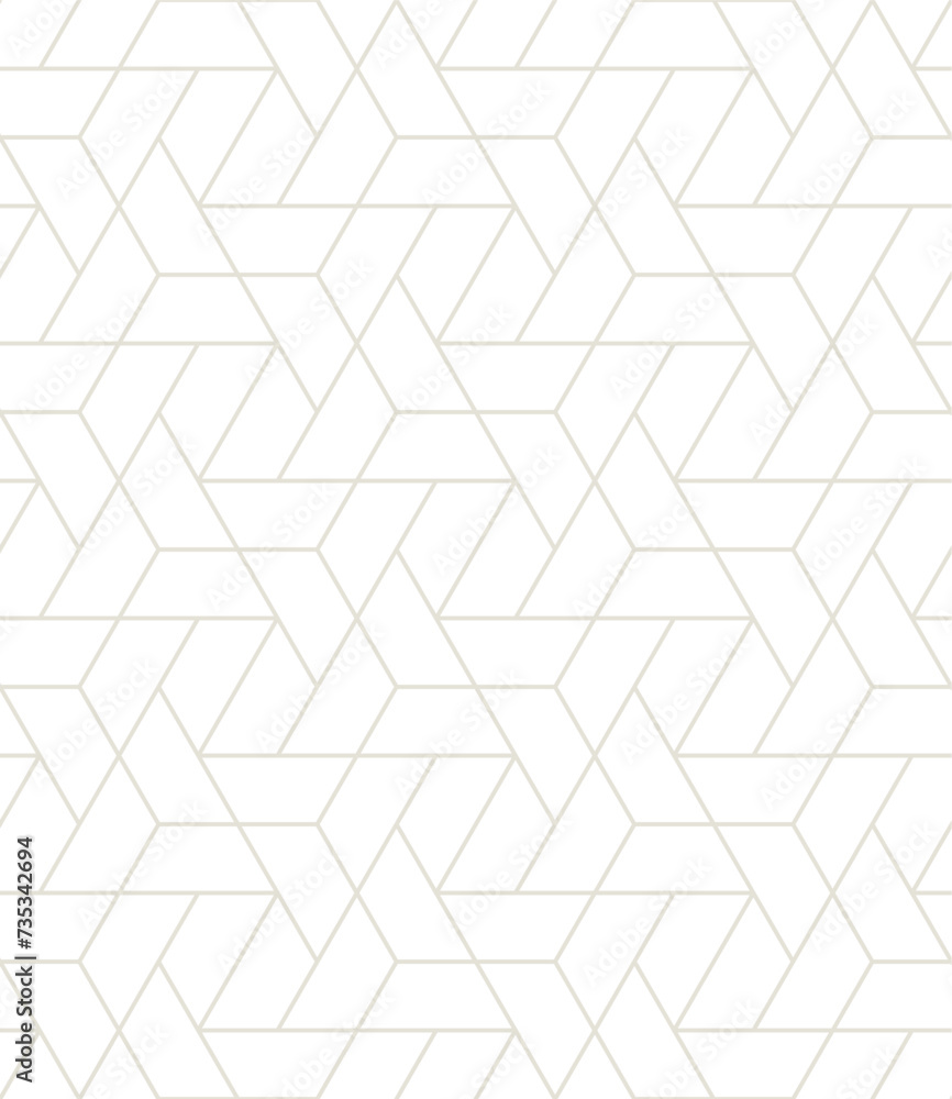 Wall mural vector seamless pattern. modern stylish texture. repeating geometric background. linear monochrome t