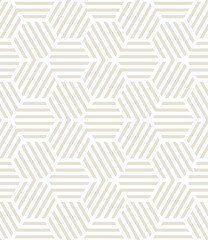 Vector seamless pattern. Modern stylish texture. Repeating geometric background. Striped monochrome bold hexagonal grid. Tileable graphic design. Can be used as swatch for illustrator.
