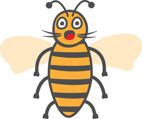 Cute Bee insect Expression